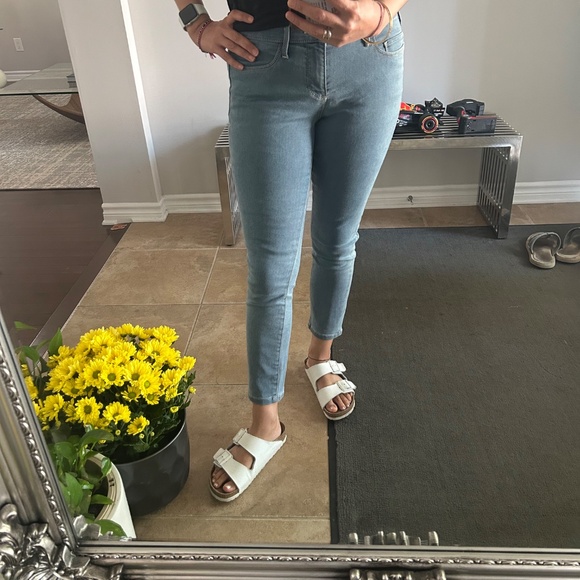 Anthropologie Pilcro Stretch Light Blue Ankle Jeans - Picture 7 of 8